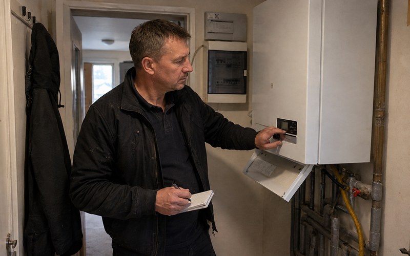 Gāzes katla diagnostika un regulējumi